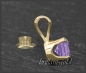 Preview: Anhänger 585 Gold Amethyst flieder 4,5,6,7mm